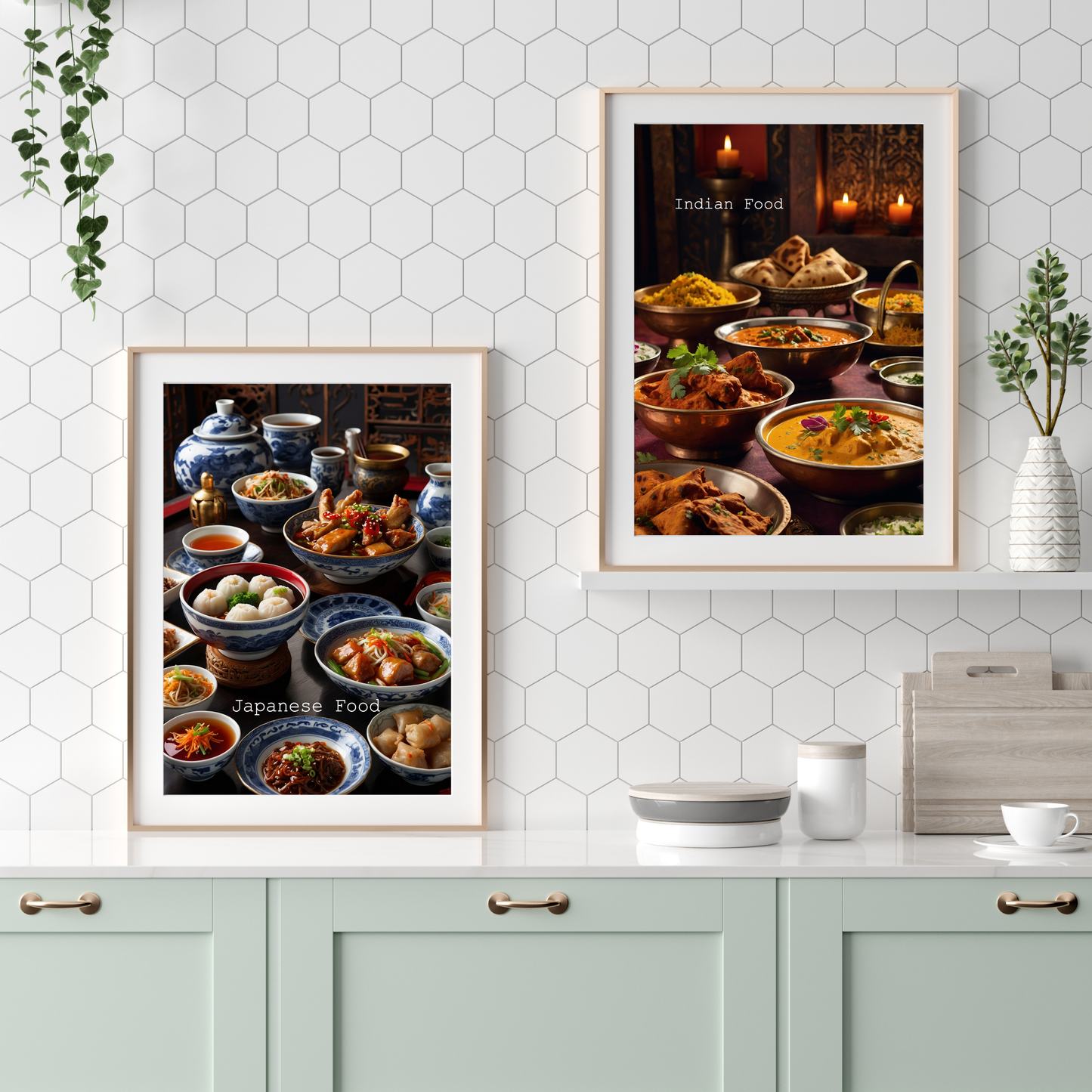 Japanese Kitchen Poster – A Taste of Tradition and Elegance! 🍣🍜