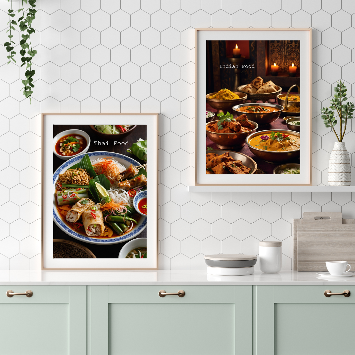 Thai Food Kitchen Poster – A Spice-Filled Feast for Your Kitchen! 🌶️🍜