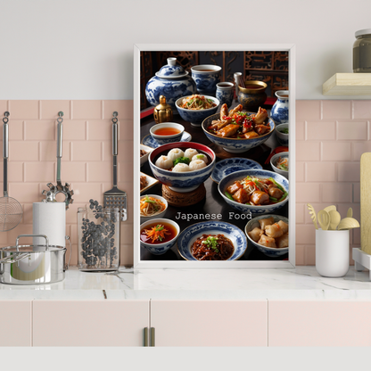 Japanese Kitchen Poster – A Taste of Tradition and Elegance! 🍣🍜