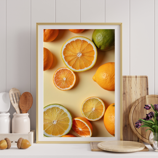 Orange Poster – Fresh Wall Art for a Vibrant Home 🍊✨