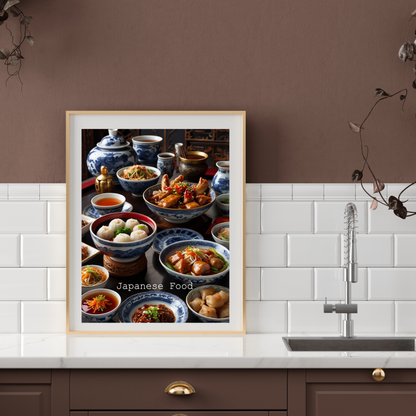 Japanese Kitchen Poster – A Taste of Tradition and Elegance! 🍣🍜