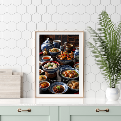 Japanese Kitchen Poster – A Taste of Tradition and Elegance! 🍣🍜