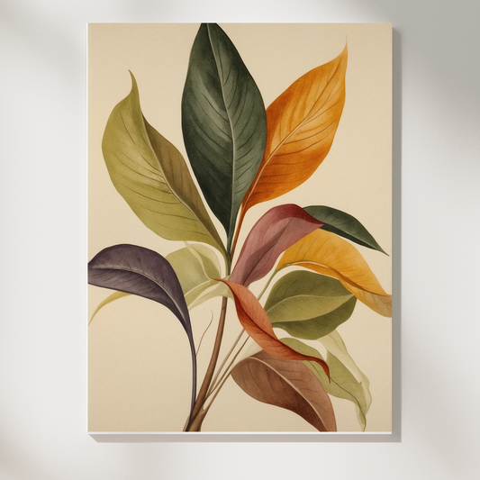 "Leaf Me Be – The Botanical Print That Speaks for Itself!" 🍃✨