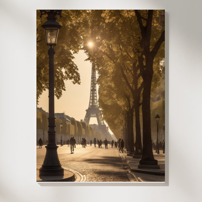 Retro Eiffel Tower Poster – Timeless Parisian Charm for Your Walls 🗼✨