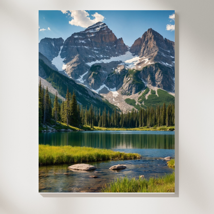 Stunning View of the Rocky Mountains – Where Nature Shows Off and Gravity’s Still a Thing 🏔️😂