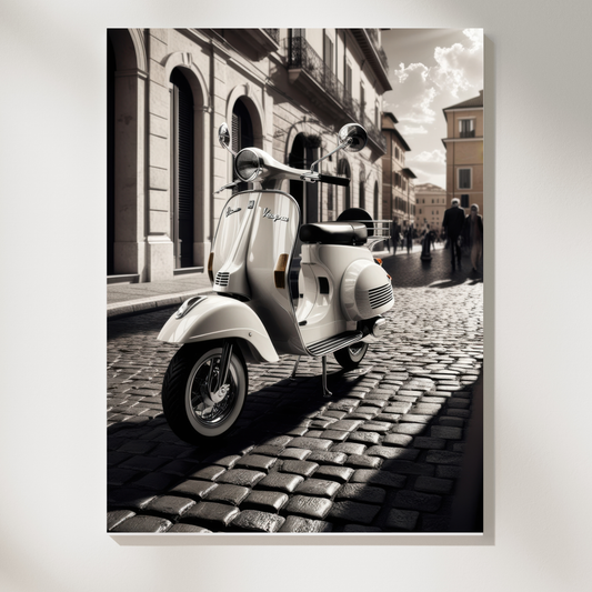 "Experience the Spirit of Italy – The Vespa Scooter Adventure for Your Walls" 🛵🇮🇹✨