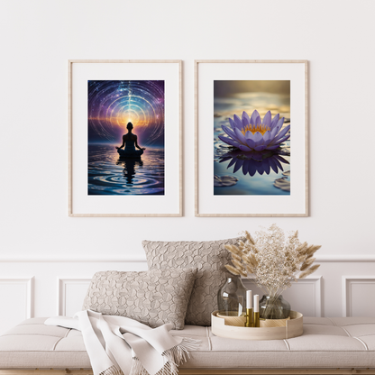 Align Your Mind, Elevate Your Energy – Meditation Poster 🧘‍♂️✨"