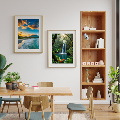 🏝️ Costa Rica Beach Poster – Tropical Paradise Wall Art for Travel-Inspired Decor