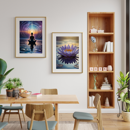 Align Your Mind, Elevate Your Energy – Meditation Poster 🧘‍♂️✨"