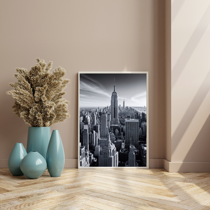 Skyline New York Manhattan Poster – Iconic Cityscape with a Modern Edge 🏙️🌆