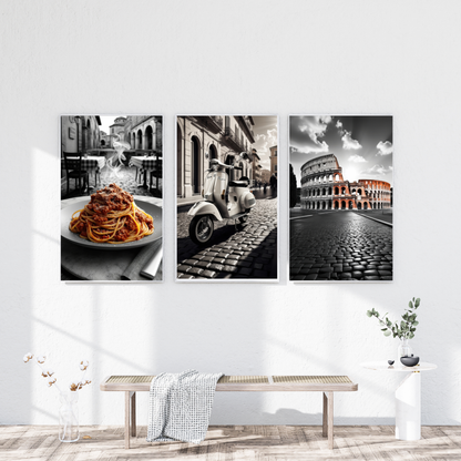Poster della cucina a tema oliva – Decorazione elegante e invitante