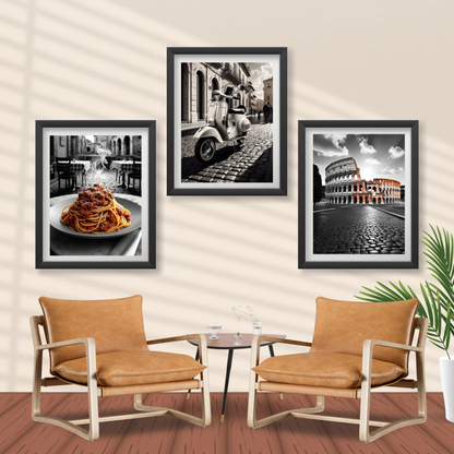 Poster della cucina a tema oliva – Decorazione elegante e invitante