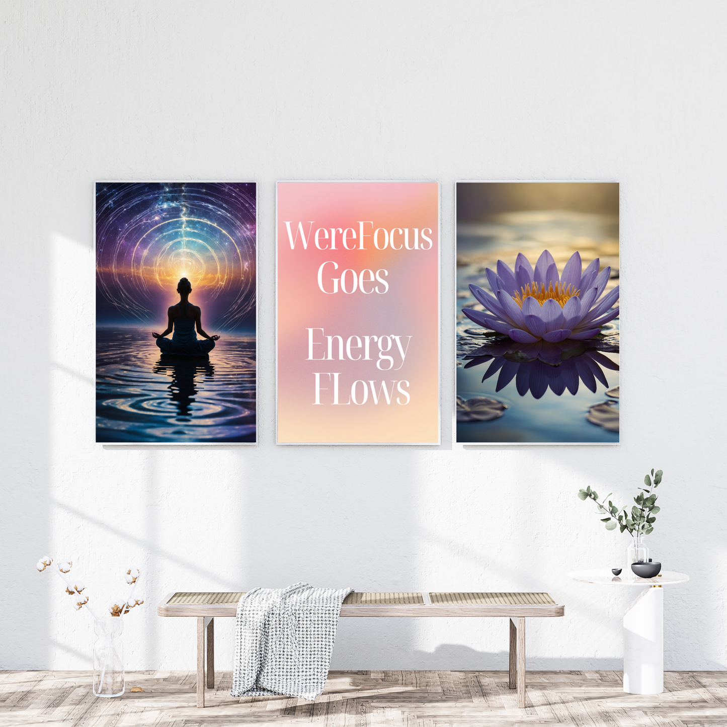 Align Your Mind, Elevate Your Energy – Meditation Poster 🧘‍♂️✨"